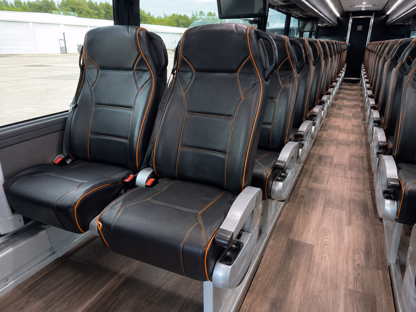 beaverton charter bus interior